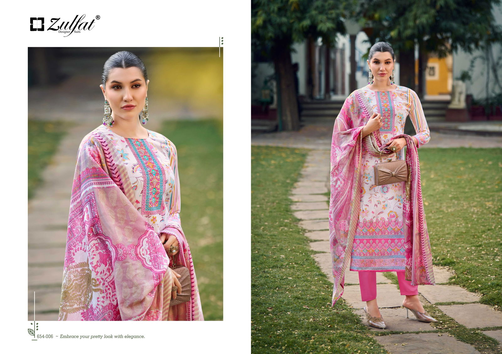 Farhana Vol 10 By Zulfat Cotton Printed Dress Material Online Suppliers In India